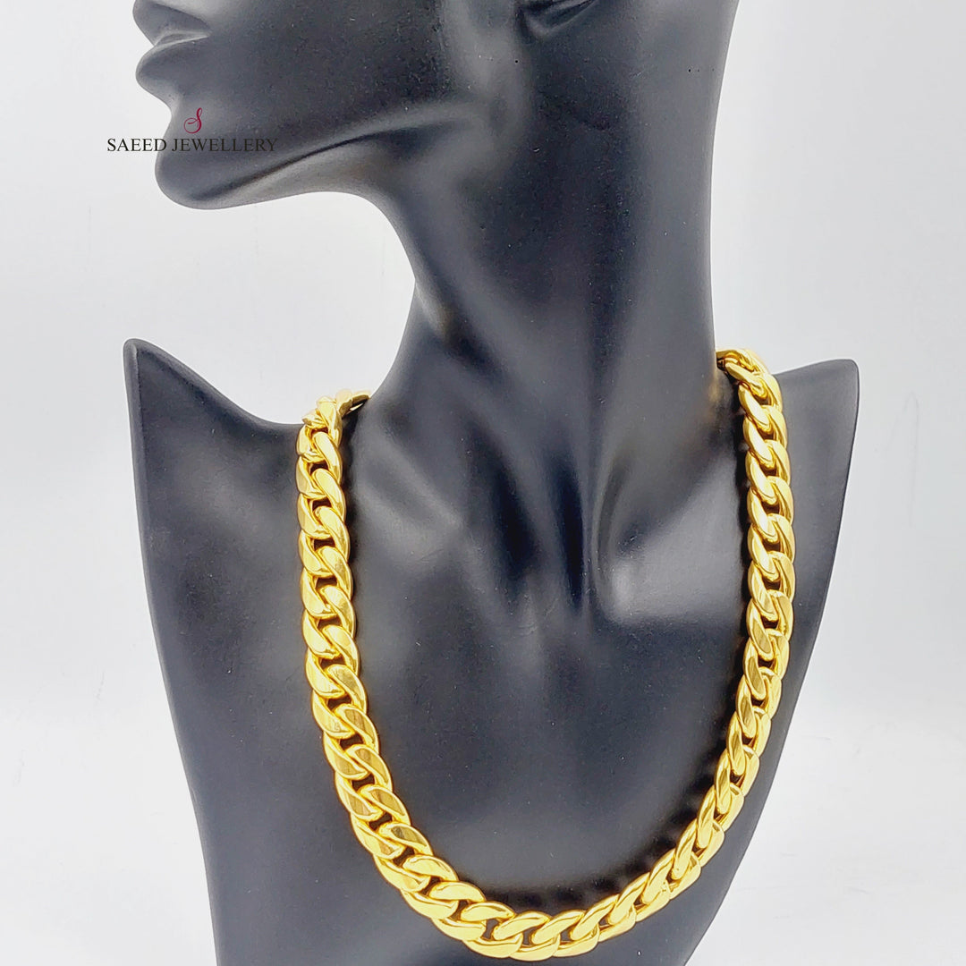 21K Gold Chain Necklace by Saeed Jewelry - Image 3