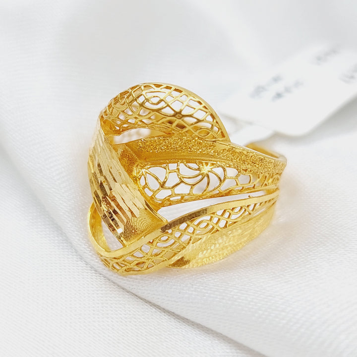 21K Gold Clamp Ring by Saeed Jewelry - Image 1