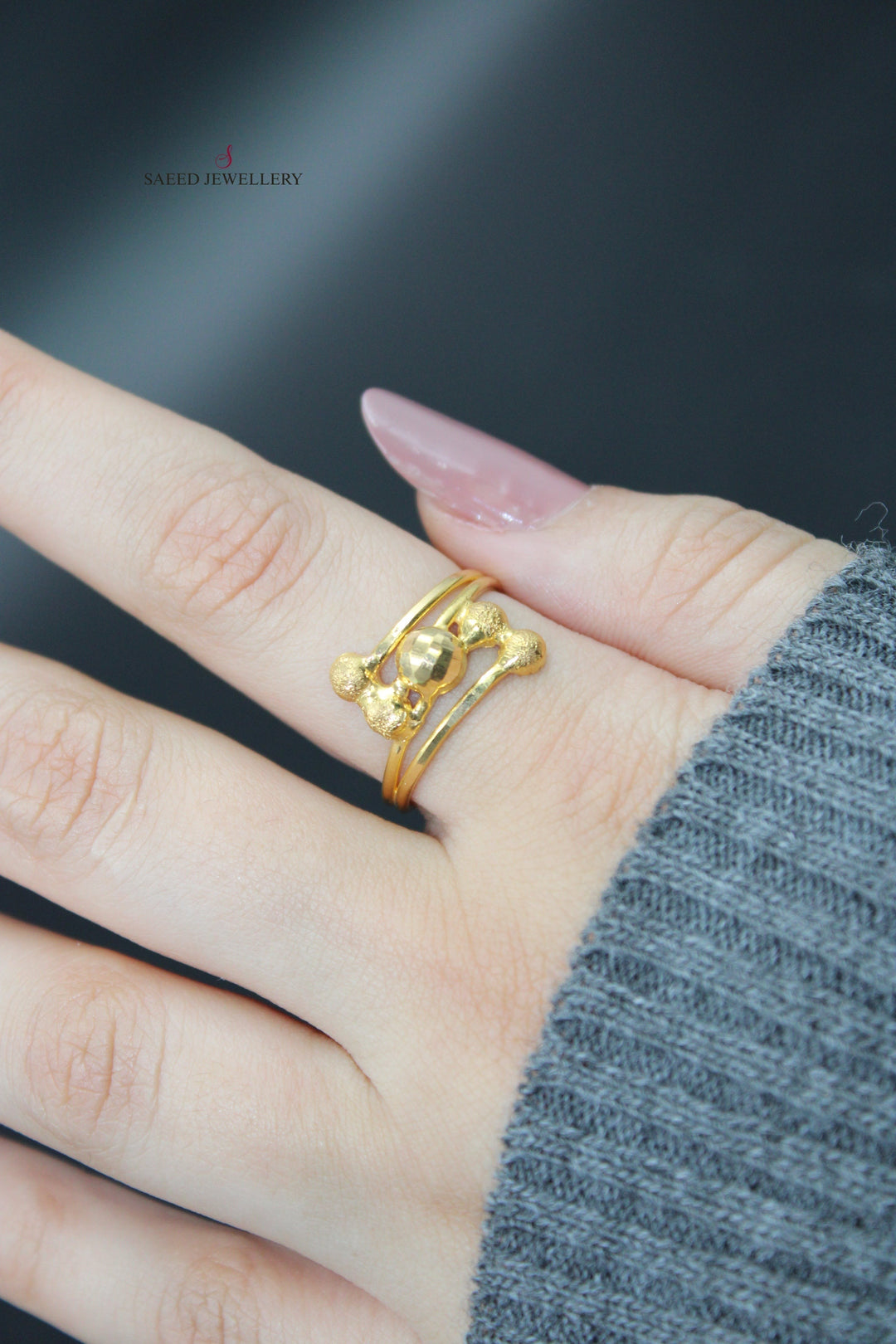 21K Gold Classic Ring by Saeed Jewelry - Image 4