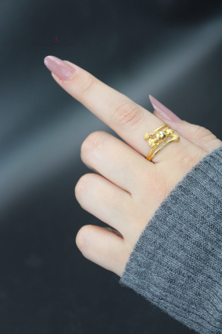 21K Gold Classic Ring by Saeed Jewelry - Image 5