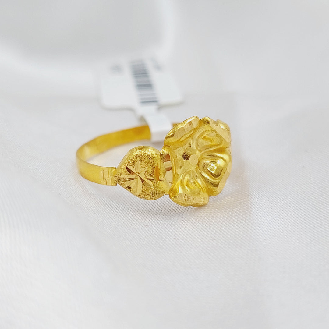 21K Gold Classic Ring by Saeed Jewelry - Image 1