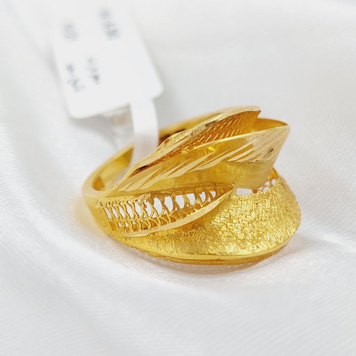 21K Gold Classic Ring by Saeed Jewelry - Image 1