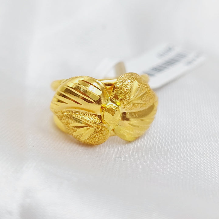 21K Gold Classic Ring by Saeed Jewelry - Image 6