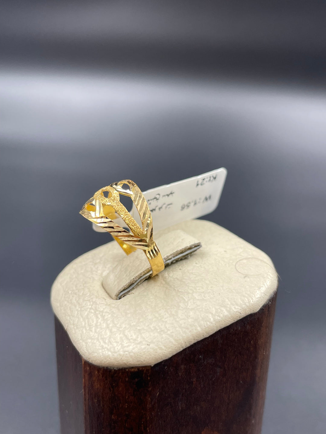 21K Gold Classic Ring by Saeed Jewelry - Image 4