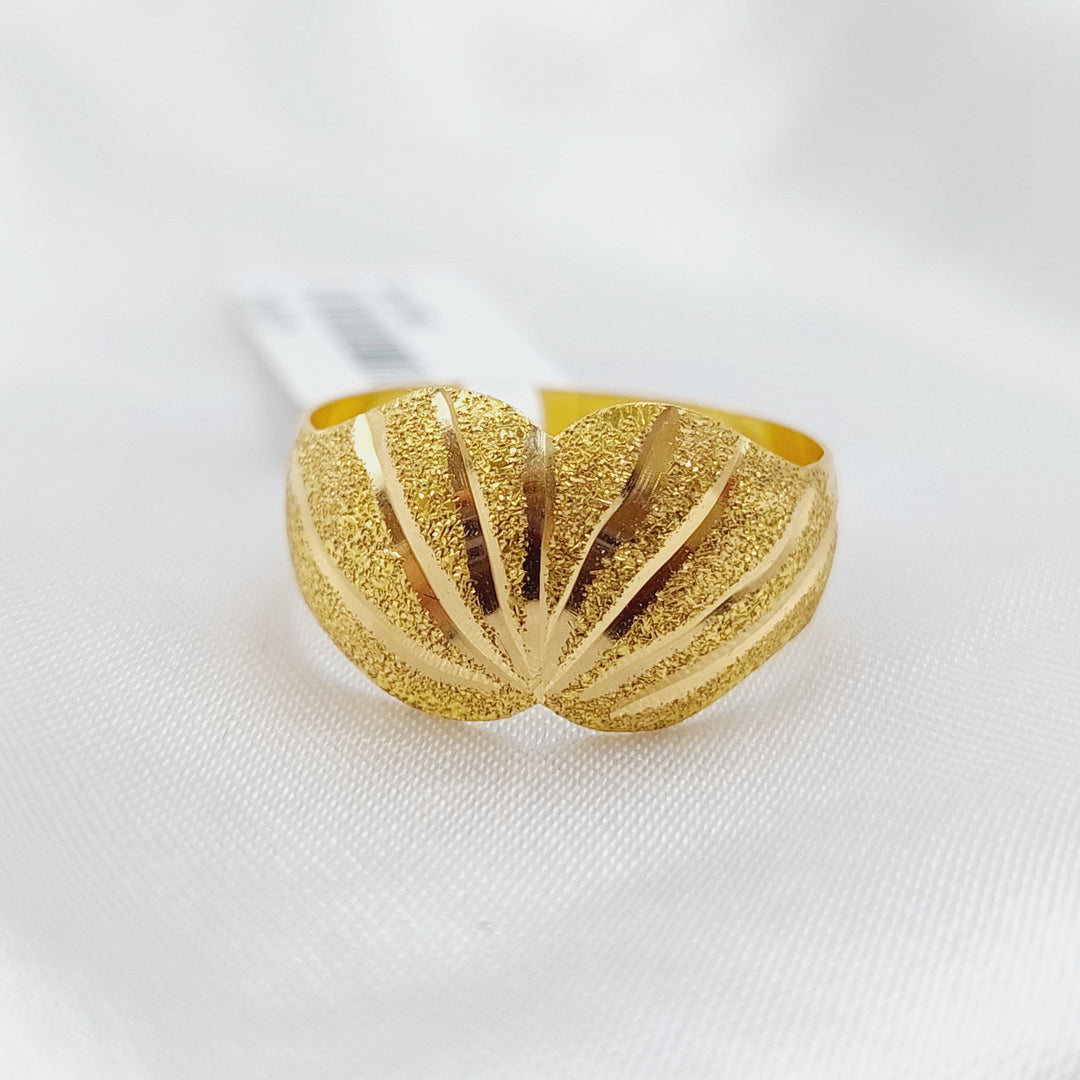 21K Gold Classic Ring by Saeed Jewelry - Image 1