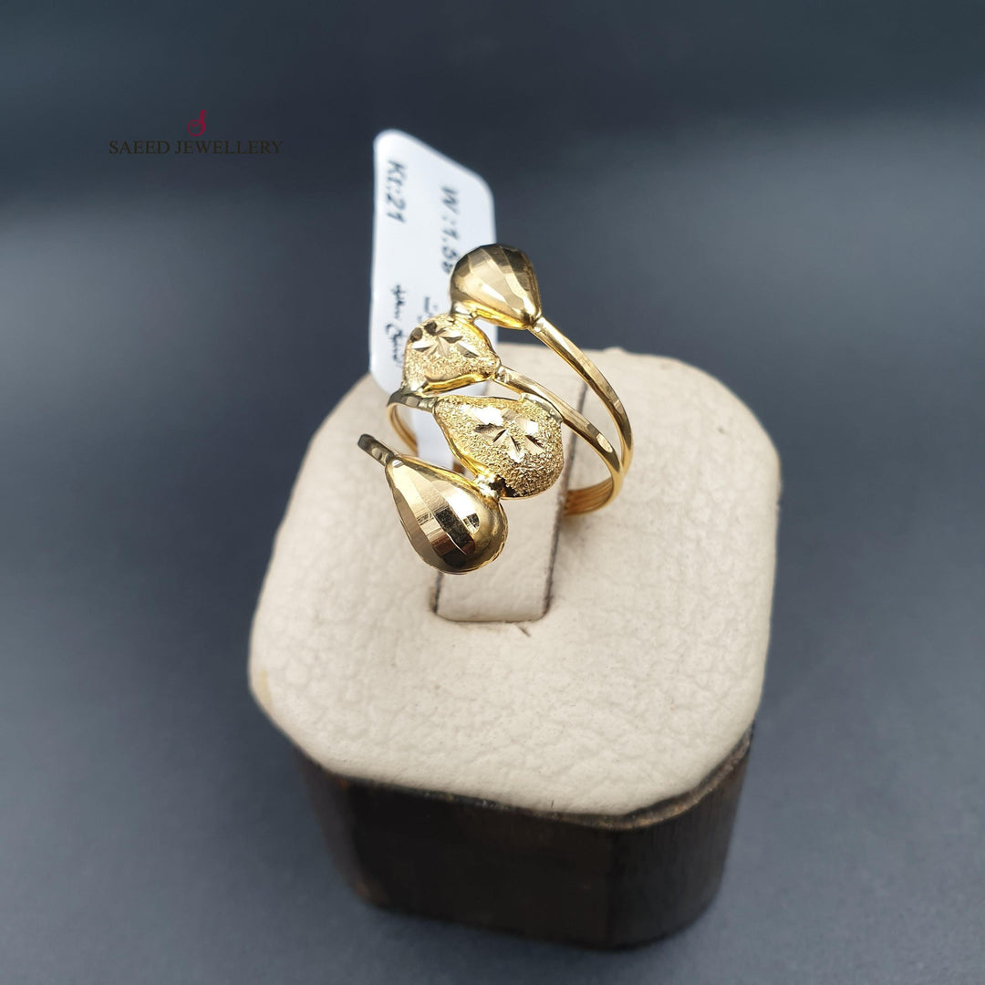 21K Gold Classic Ring by Saeed Jewelry - Image 7