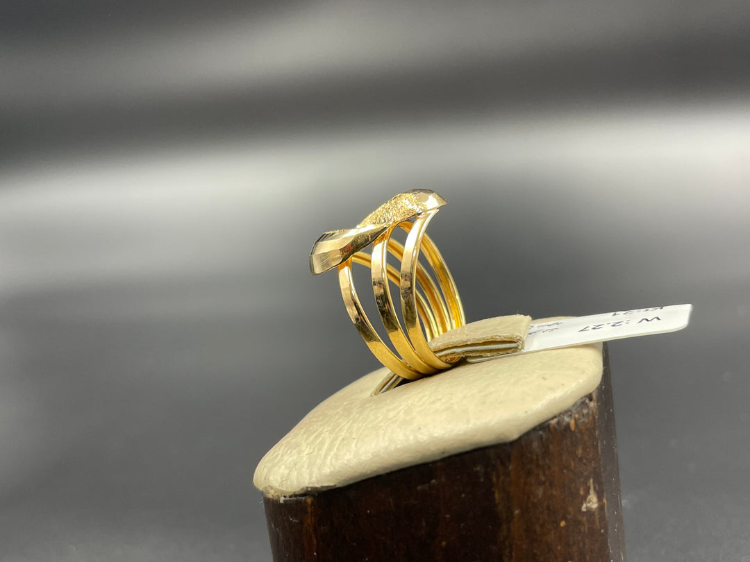 21K Gold Classic Ring by Saeed Jewelry - Image 1