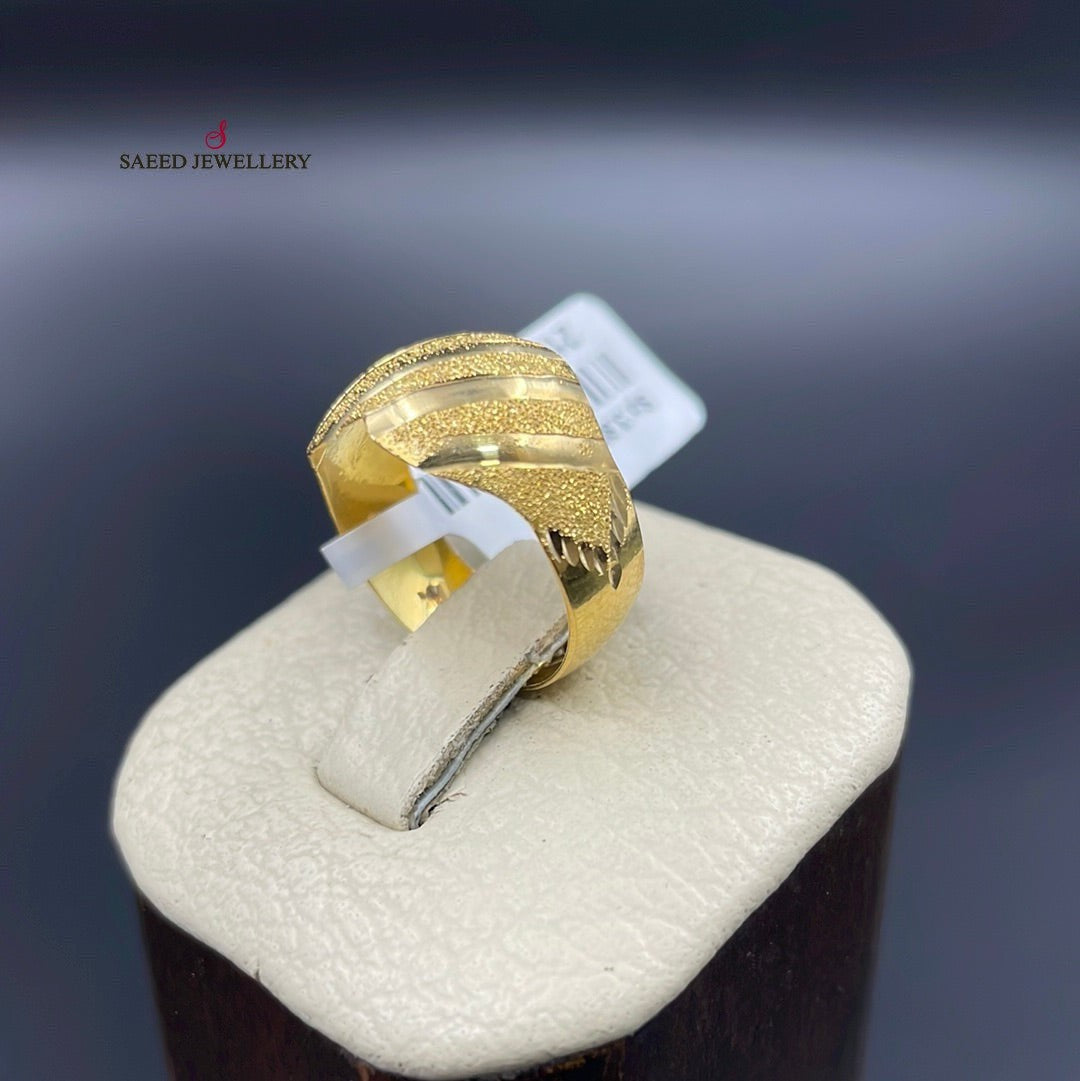 21K Gold Classic Ring by Saeed Jewelry - Image 10