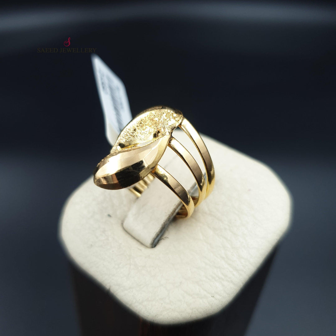 21K Gold Classic Ring by Saeed Jewelry - Image 3