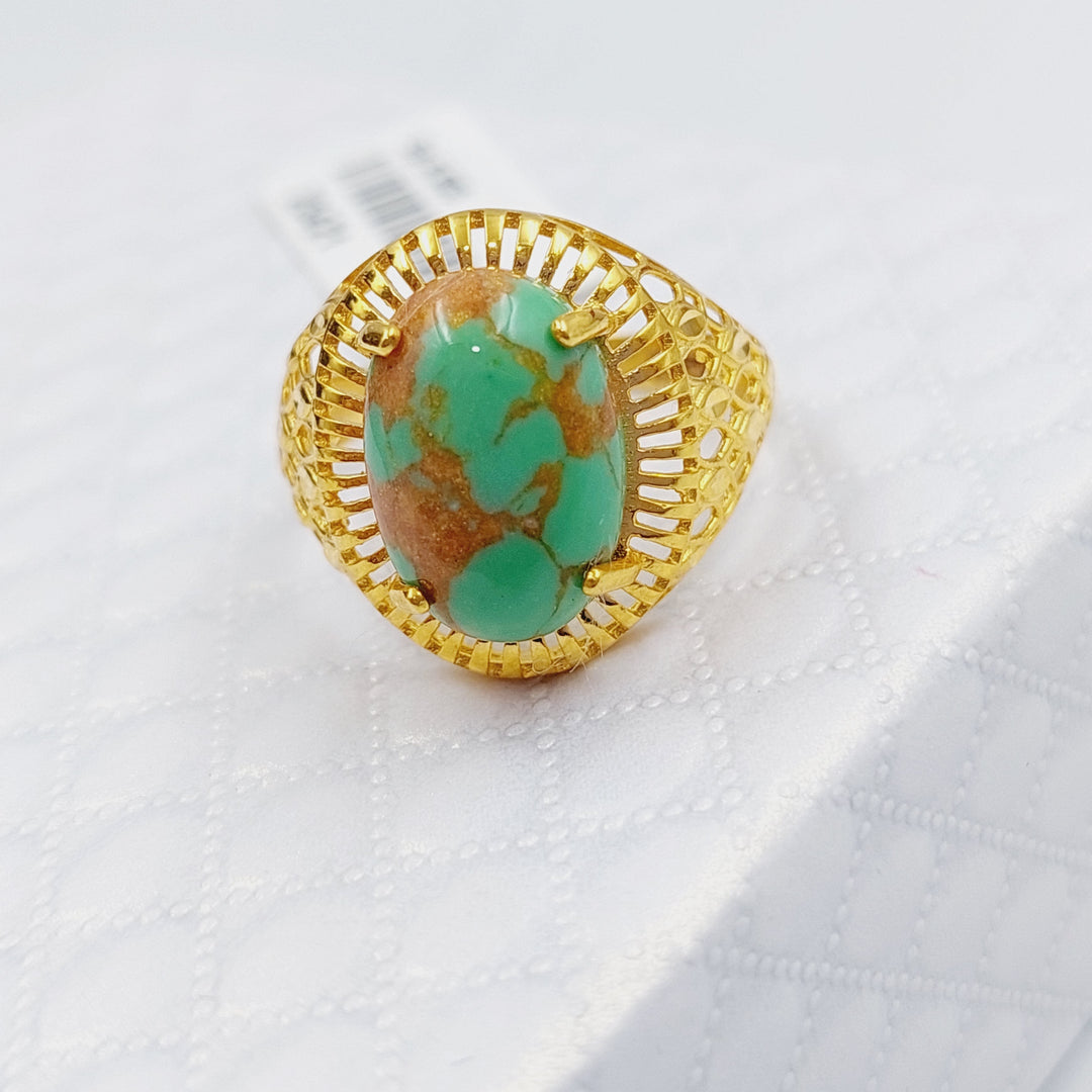 21K Gold Classic Ring by Saeed Jewelry - Image 4