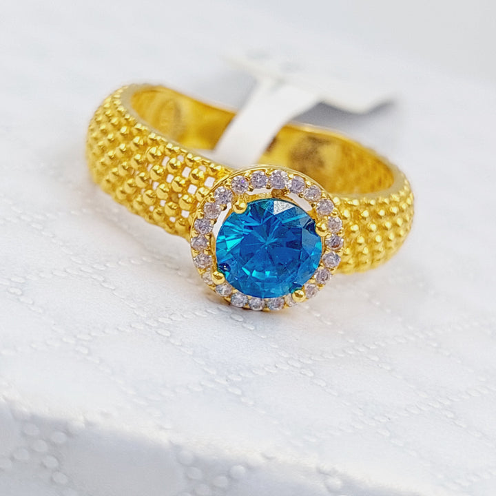 21K Gold Classic Ring by Saeed Jewelry - Image 3