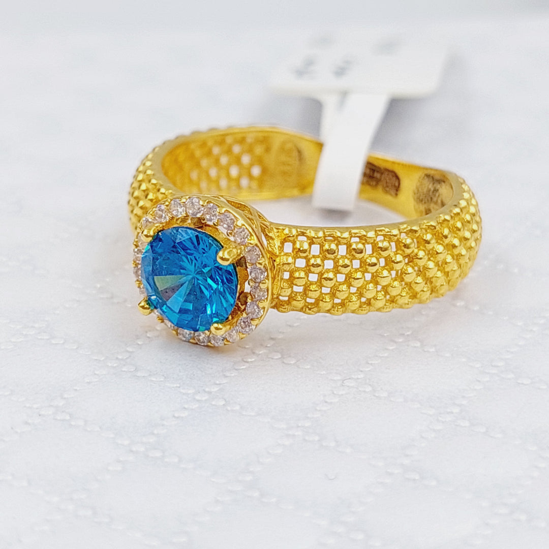 21K Gold Classic Ring by Saeed Jewelry - Image 1