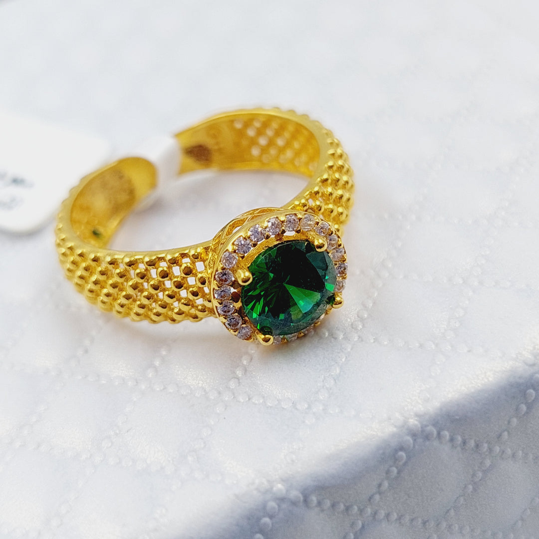 21K Gold Classic Ring by Saeed Jewelry - Image 3