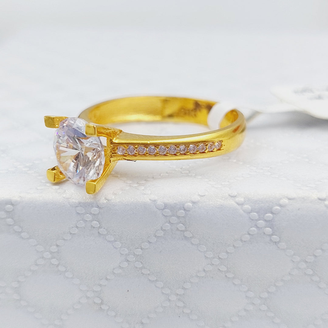 21K Gold Classic Ring by Saeed Jewelry - Image 8