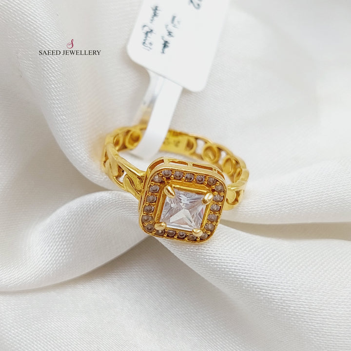 21K Gold Classic Ring by Saeed Jewelry - Image 3