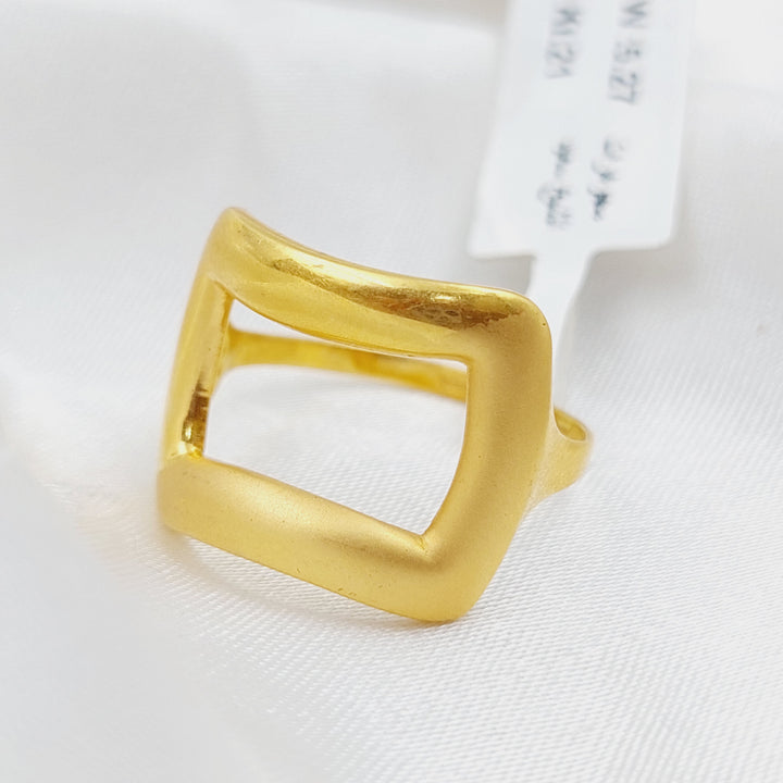 21K Gold Classic Ring by Saeed Jewelry - Image 3