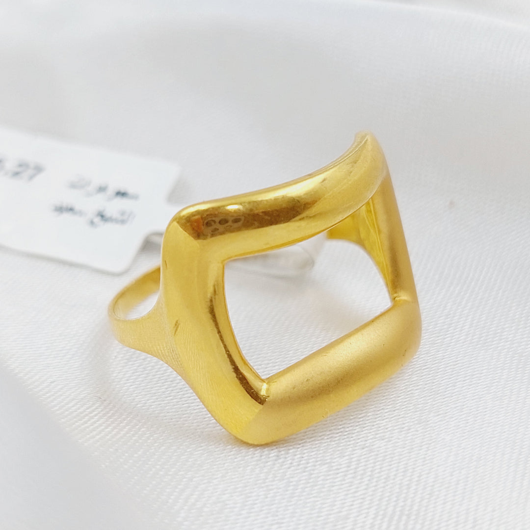 21K Gold Classic Ring by Saeed Jewelry - Image 1