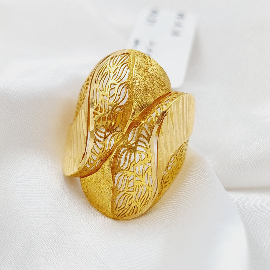 21K Gold Classic Ring by Saeed Jewelry - Image 1