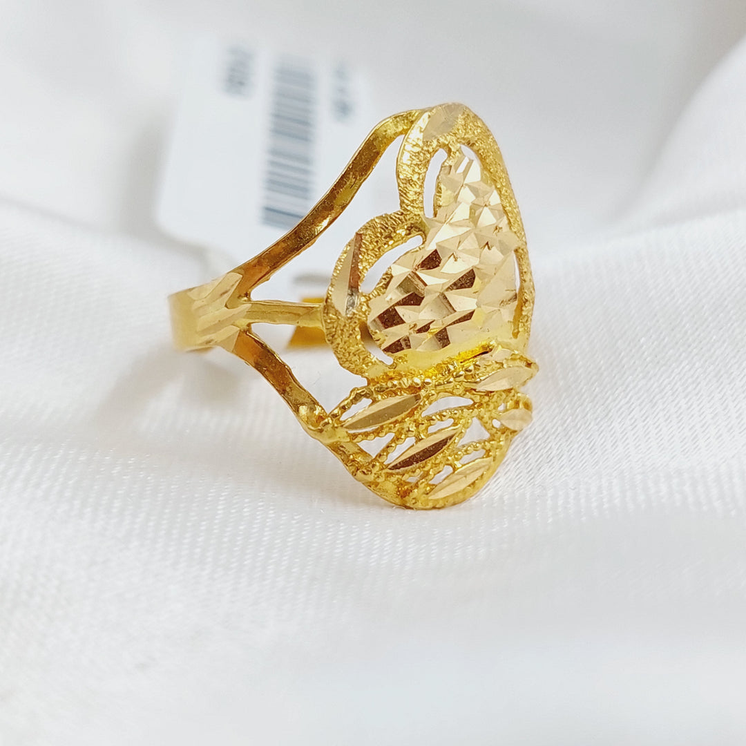 21K Gold Classic Ring by Saeed Jewelry - Image 1