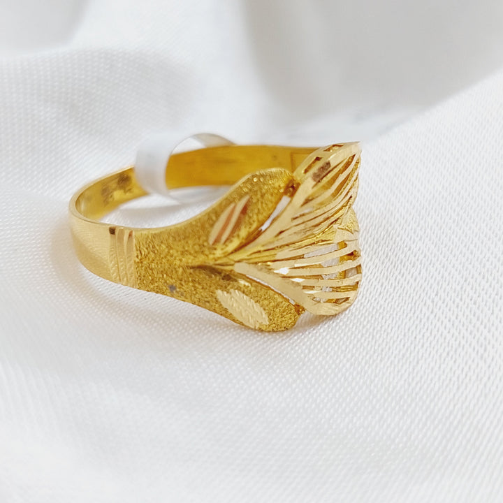 21K Gold Classic Ring by Saeed Jewelry - Image 1