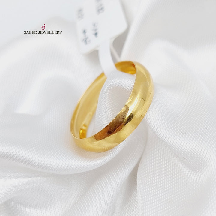 21K Gold Classic Wedding Ring by Saeed Jewelry - Image 7