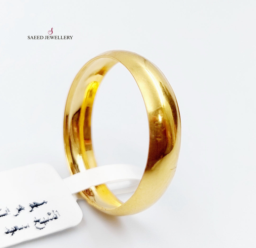 21K Gold Classic Wedding Ring by Saeed Jewelry - Image 8