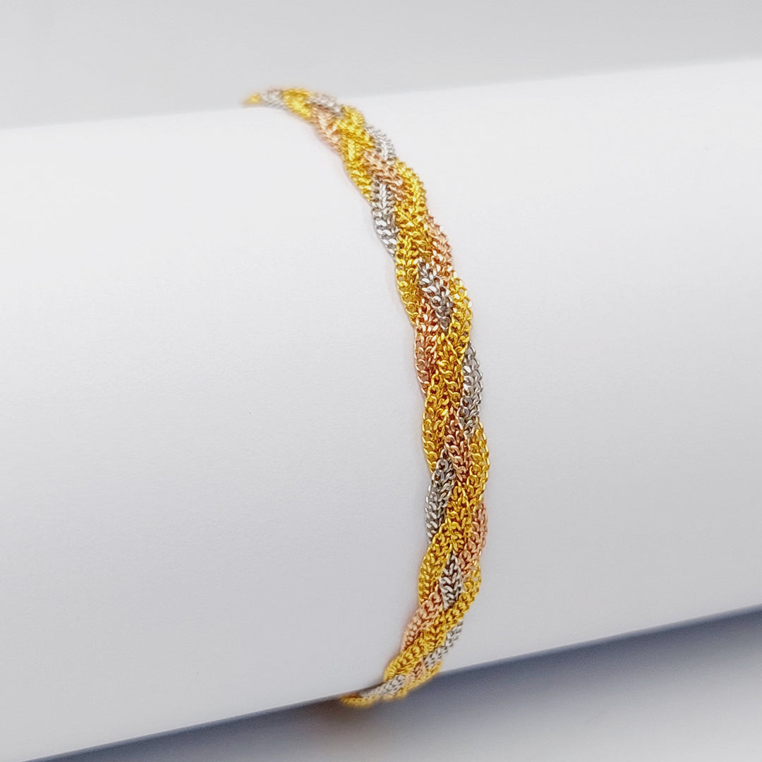 21K Gold Colored Bracelet by Saeed Jewelry - Image 3