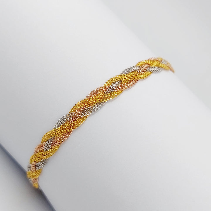 21K Gold Colored Bracelet by Saeed Jewelry - Image 9