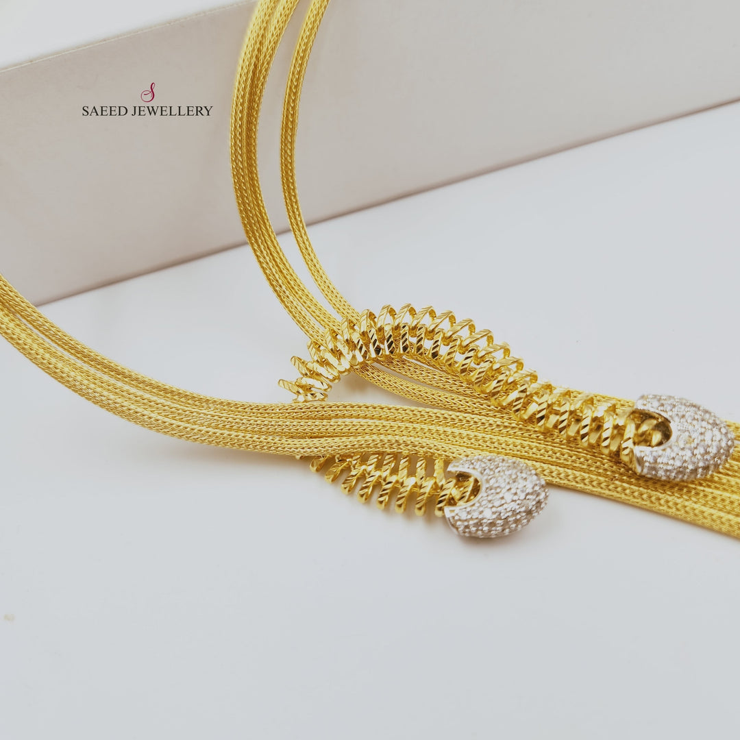 21K Gold Colored Necklace by Saeed Jewelry - Image 5