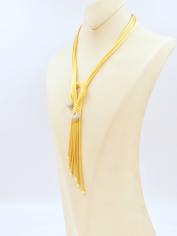 21K Gold Colored Necklace by Saeed Jewelry - Image 6