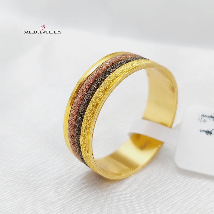 21K Gold Colored Wedding Ring by Saeed Jewelry - Image 5