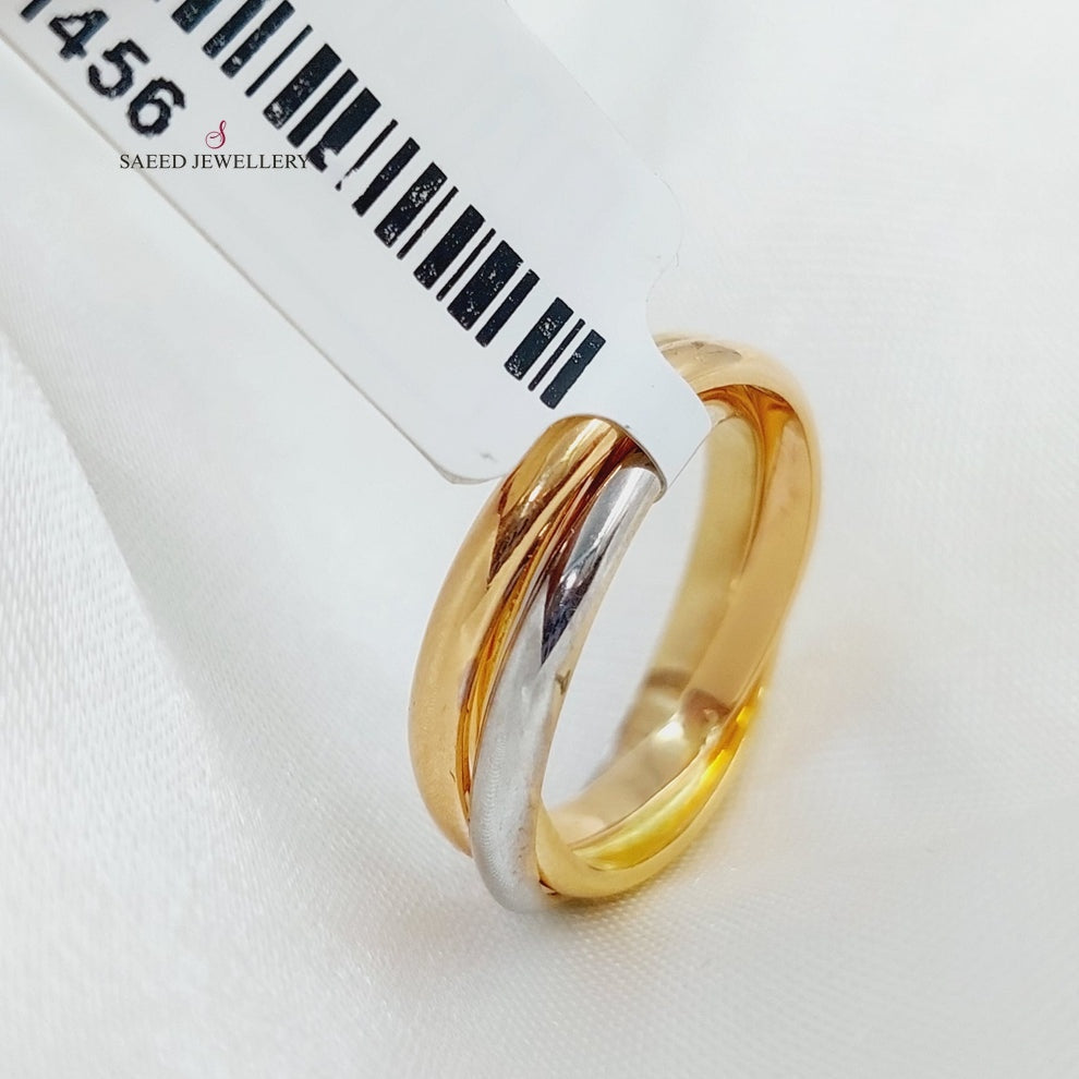 21K Gold Colored Wedding Ring by Saeed Jewelry - Image 5