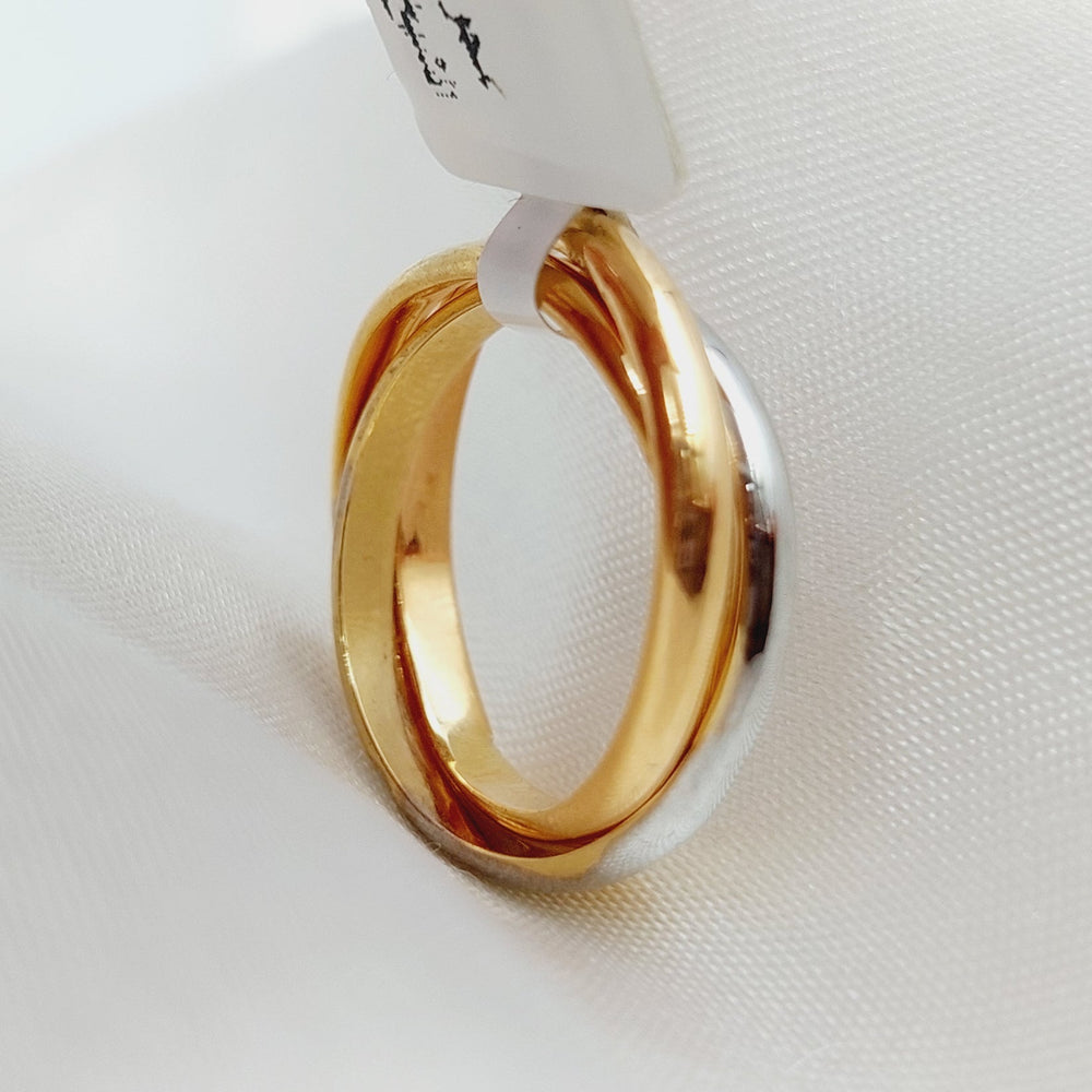 21K Gold Colored Wedding Ring by Saeed Jewelry - Image 2