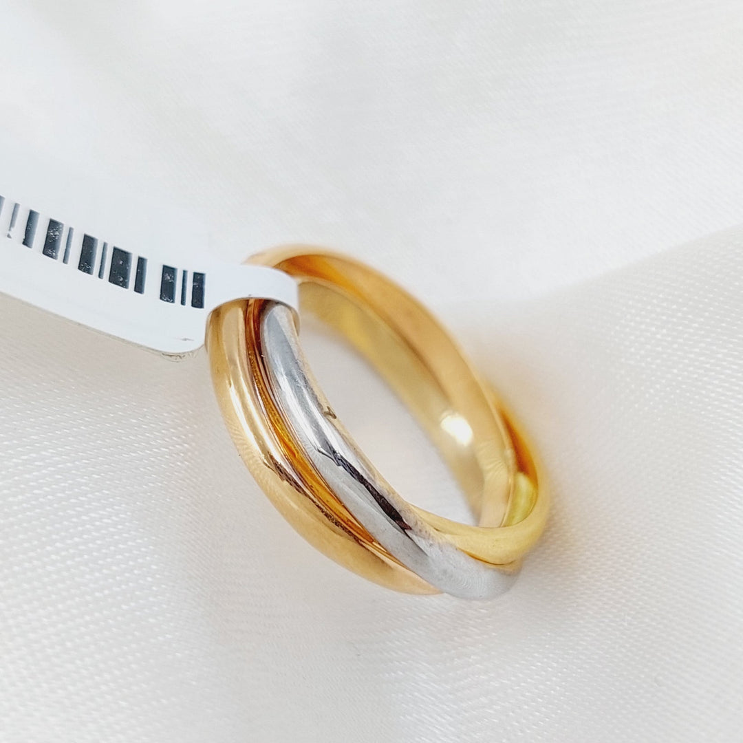 21K Gold Colored Wedding Ring by Saeed Jewelry - Image 1