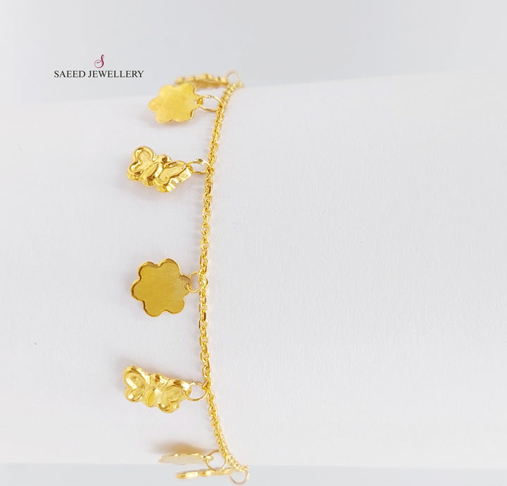 21K Gold Danadish Bracelet by Saeed Jewelry - Image 2