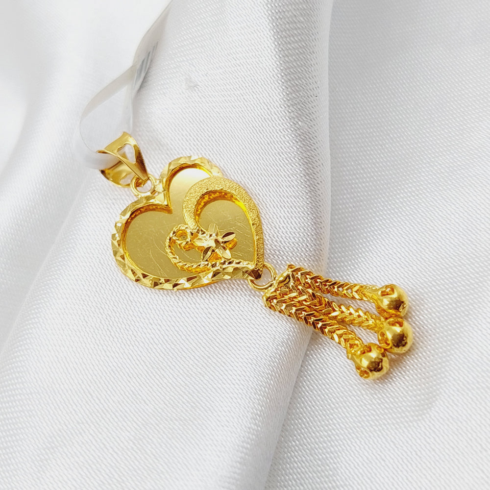 21K Gold Emirati Pendant by Saeed Jewelry - Image 2