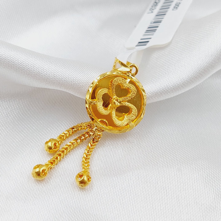 21K Gold Emirati Pendant by Saeed Jewelry - Image 2