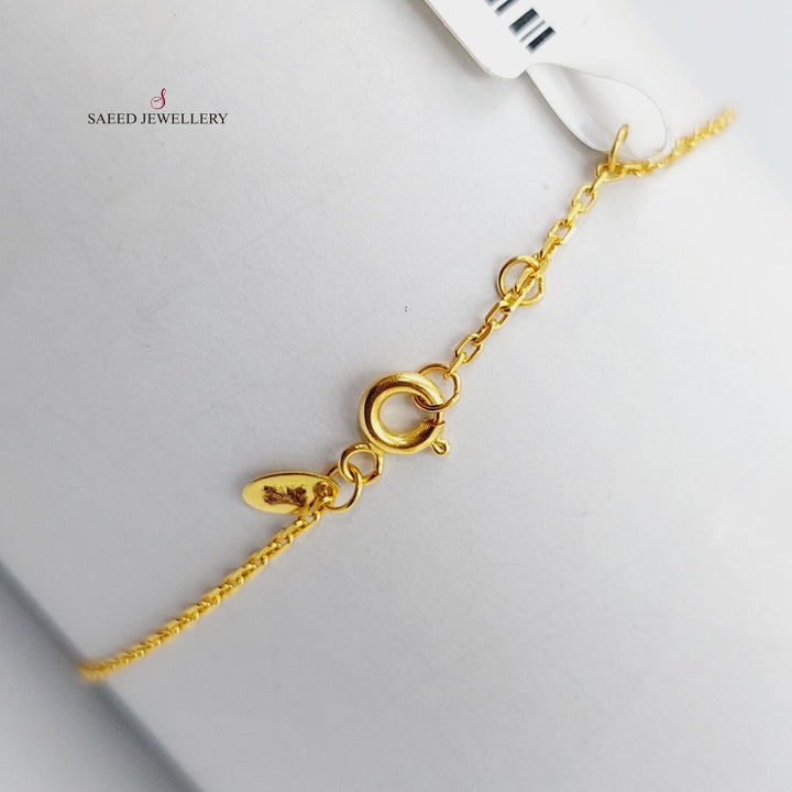 21K Gold Enamel Bracelet by Saeed Jewelry - Image 3