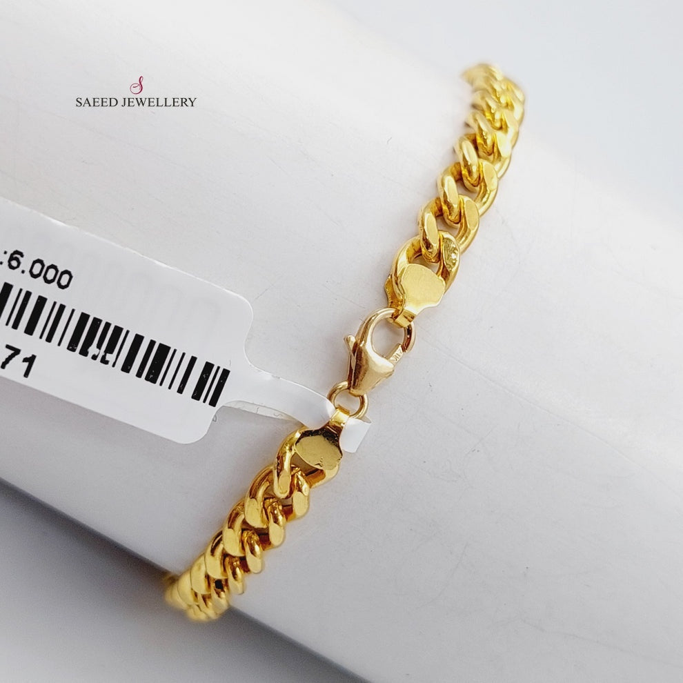 21K Gold Enamel Bracelet by Saeed Jewelry - Image 4