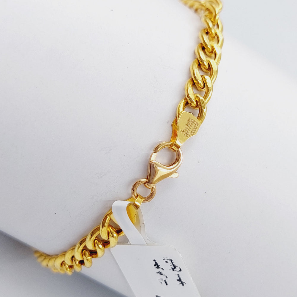 21K Gold 21K Enamel Clover Bracelet by Saeed Jewelry - Image 2