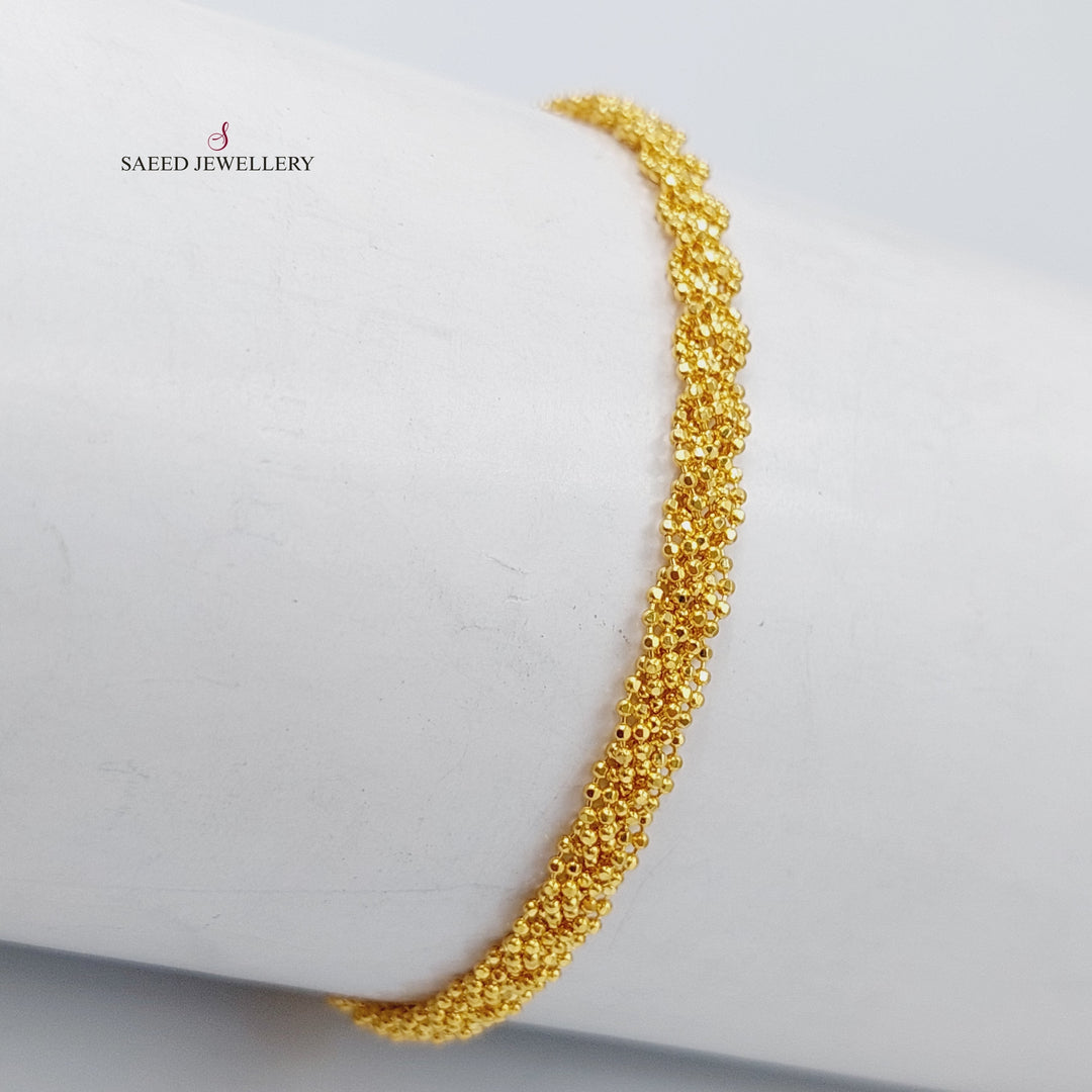 21K Gold Fancy Bracelet by Saeed Jewelry - Image 1