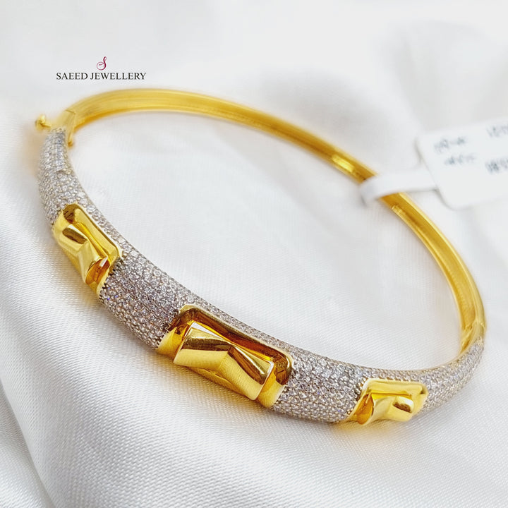 21K Gold Fancy Bracelet by Saeed Jewelry - Image 3