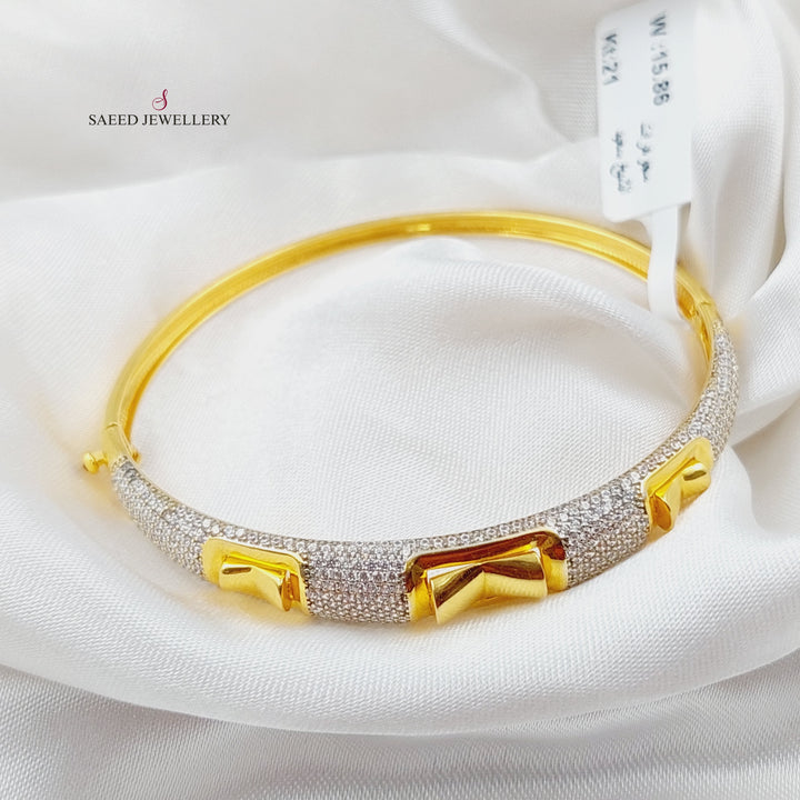 21K Gold Fancy Bracelet by Saeed Jewelry - Image 1