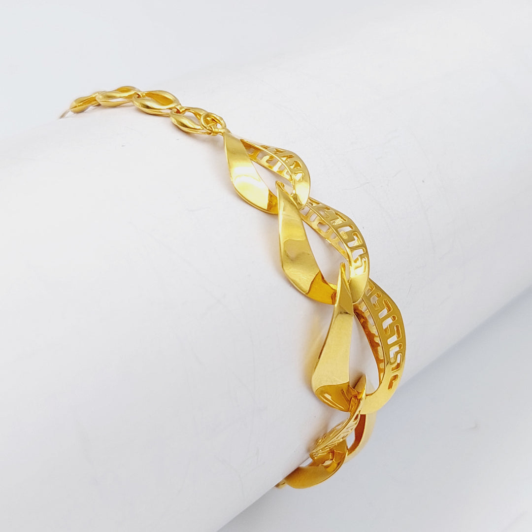 21K Gold Fancy Bracelet by Saeed Jewelry - Image 5