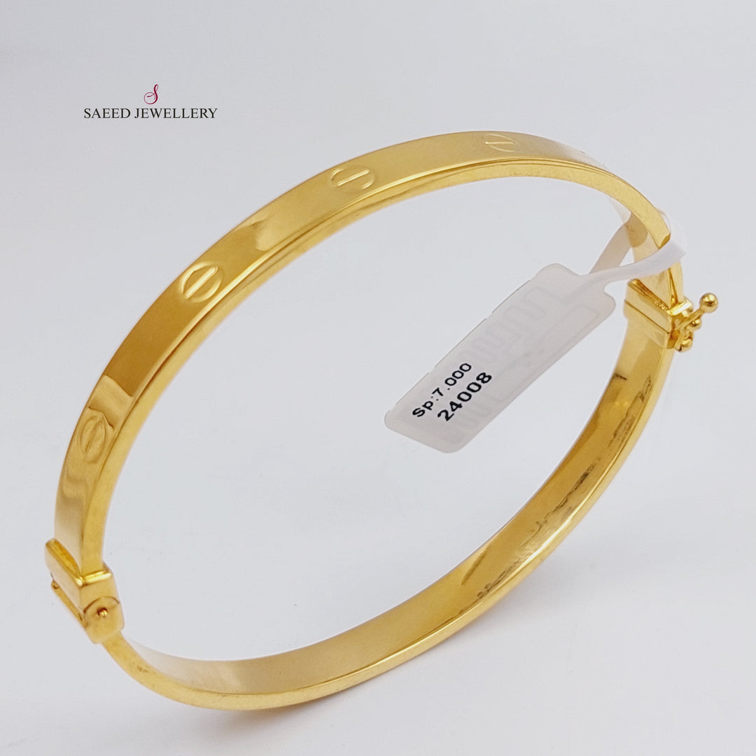 21K Gold Fancy Bracelet by Saeed Jewelry - Image 5