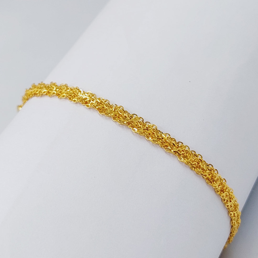 21K Gold Fancy Bracelet by Saeed Jewelry - Image 4