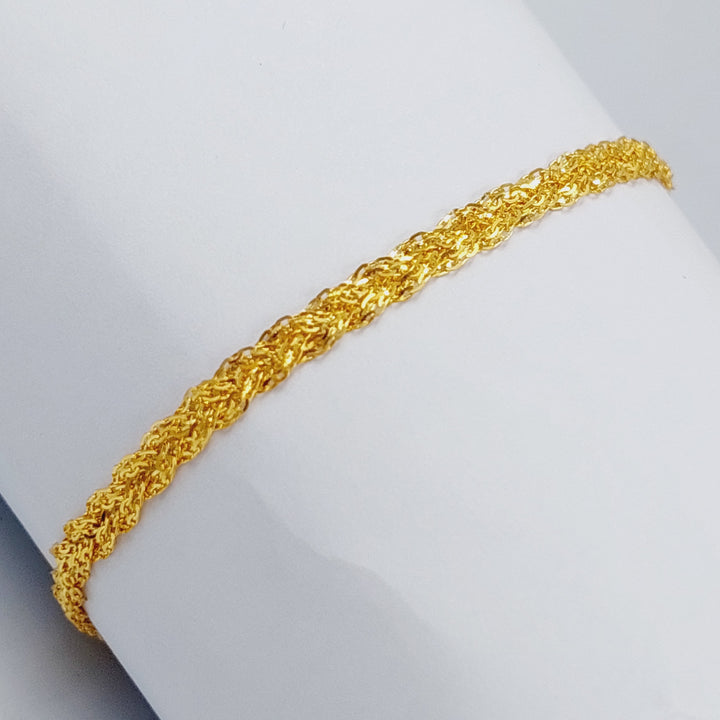 21K Gold Fancy Bracelet by Saeed Jewelry - Image 1