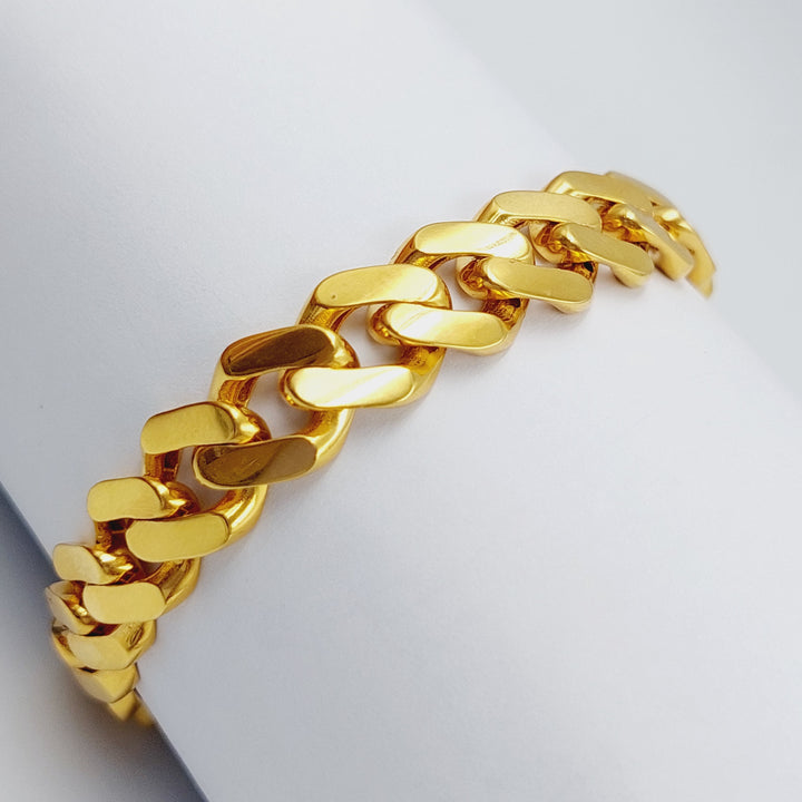 21K Gold Fancy Bracelet by Saeed Jewelry - Image 7