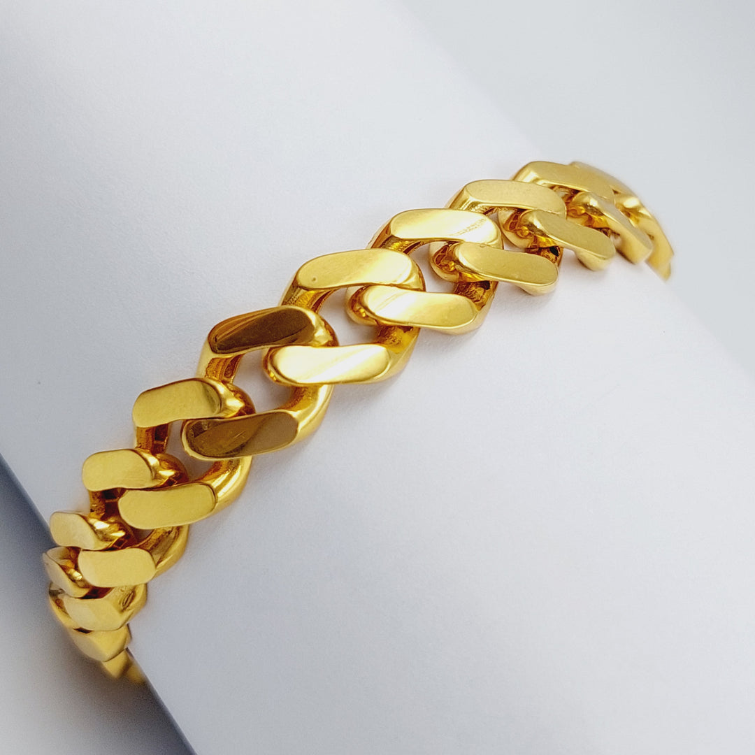 21K Gold Fancy Bracelet by Saeed Jewelry - Image 4