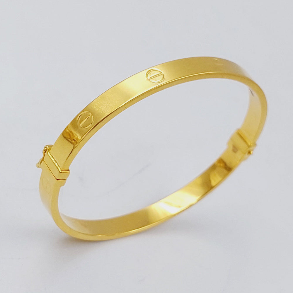 21K Gold Fancy Bracelet by Saeed Jewelry - Image 2